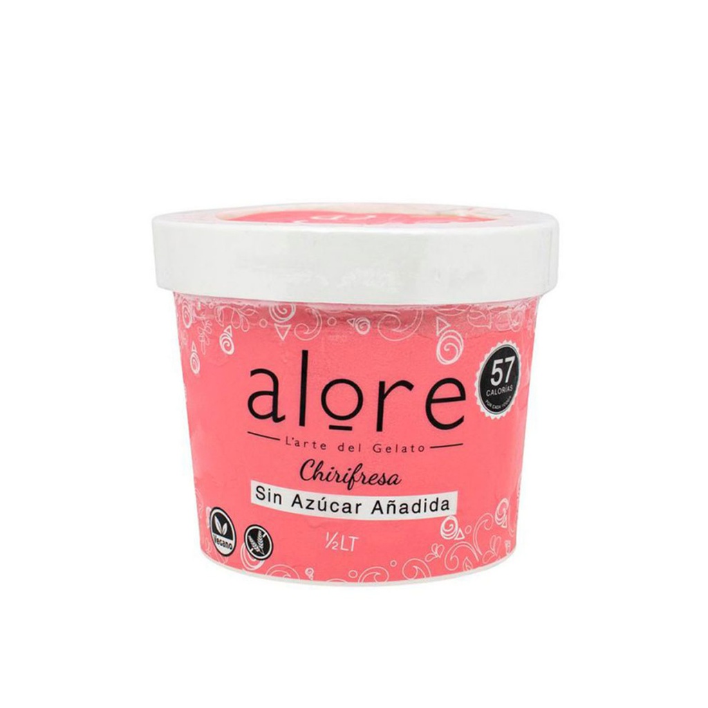 Alore Helado ChiriFresa 500 ml | La Sanahoria